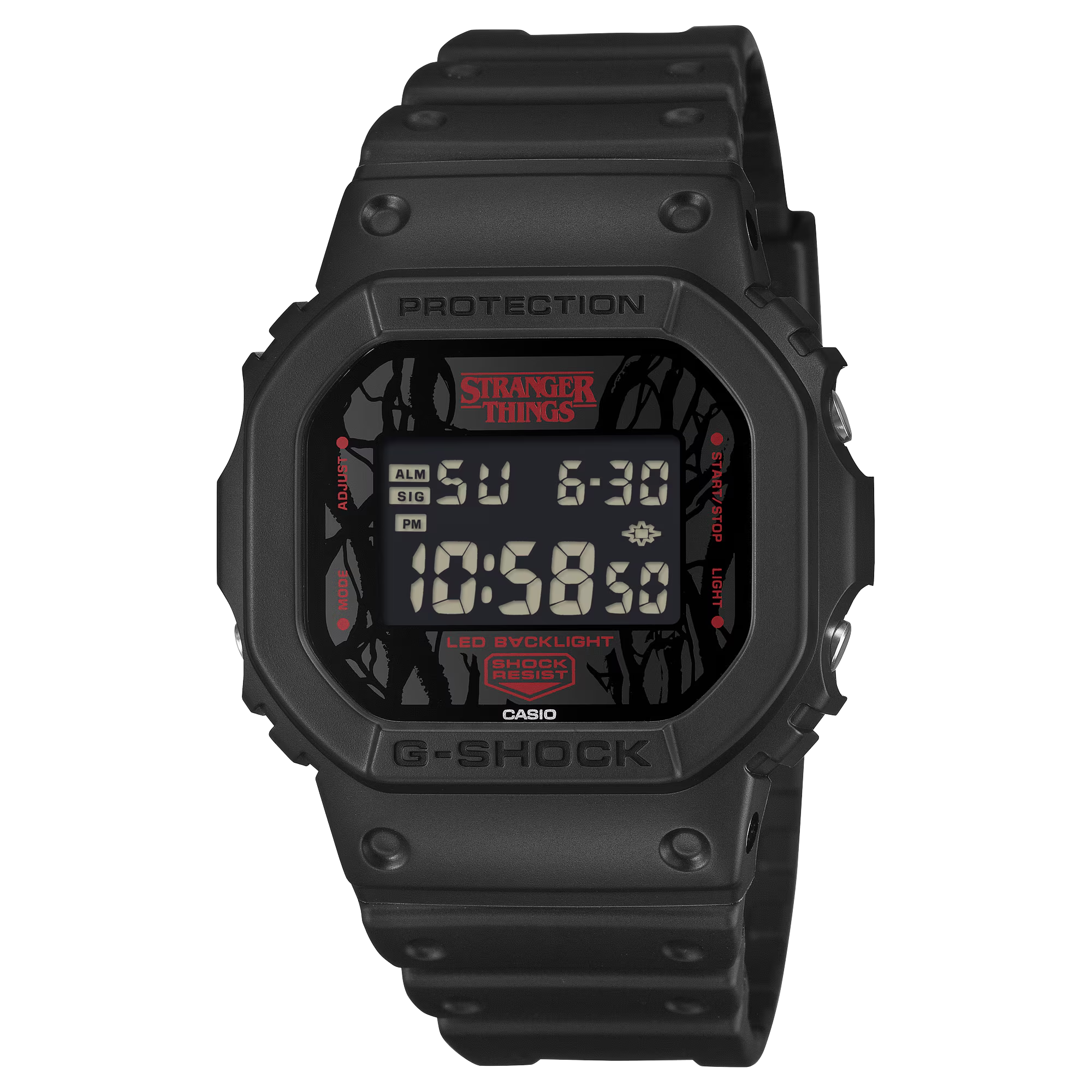 G-Shock DW5600STT-1 Stranger Things Collaboration Digital Square