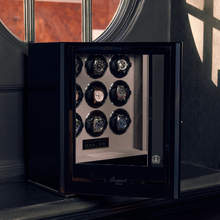 Rapport W209 Paramount Nine Watch Winder Fingerprint Locking Ebony Finish