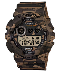 G-Shock GD120CM-5 Brown Camo Digital Resin Illuminator