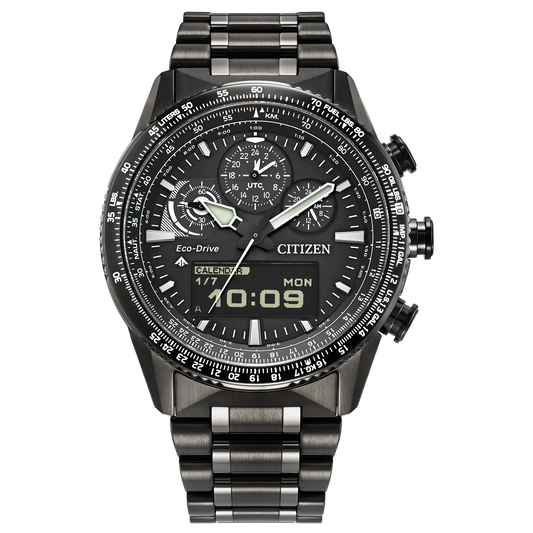 Citizen JV2005-58E Promaster Skyhawk U830 Black Tone Noir Dial Eco-Drive