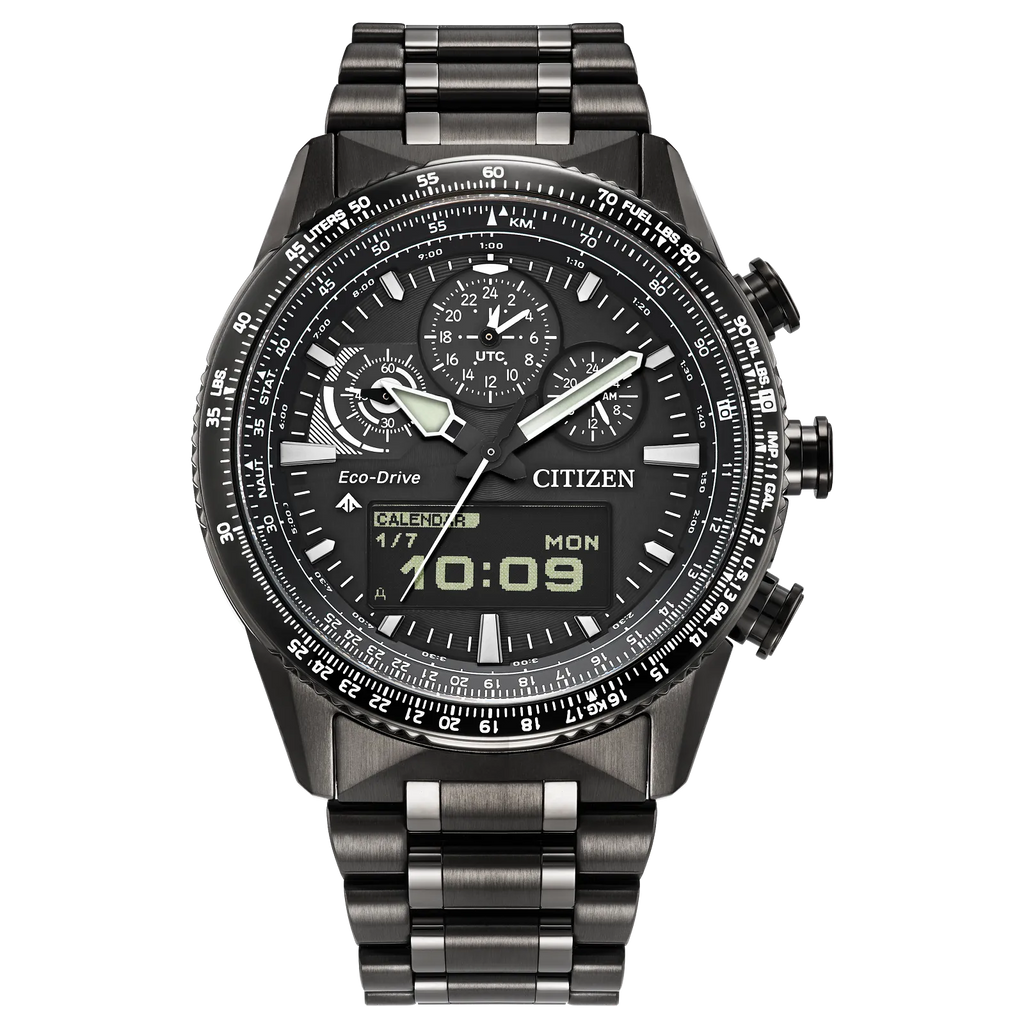 Citizen JV2005-58E Promaster Skyhawk U830 Black Tone Noir Dial Eco