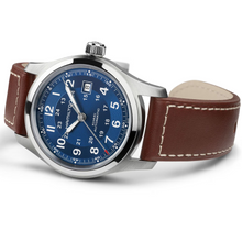 Hamilton H70605540 Khaki Field Auto Blue Sunburst 42mm Leather Automatic