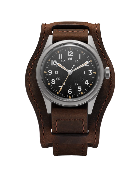 Benrus DTU-SS-B-034-01 DTU-2A/P MIL-SPEC 34mm Black Dial Field Automatic