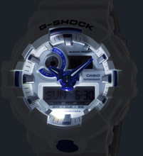 G-Shock GA700HDS-7A Summer Seas White and Blue Lume Dial Ana-Digi