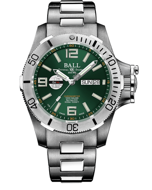 Ball DM2276A-S5CJ-GR Engineer Hydrocarbon Spacemaster II Green Dial Automatic