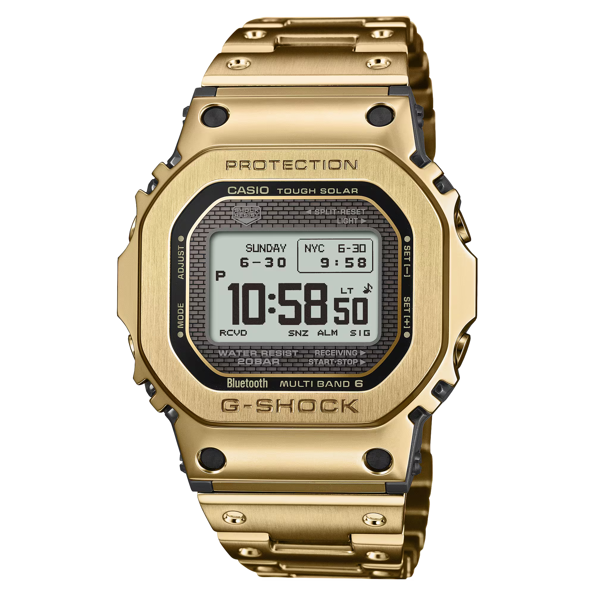 CASIO G-SHOCK GMW-B5000 ゴールド【美品】 G-Shock GMWBZ5000GD-9 Full Metal Gold MIP Display Digital Yamagata