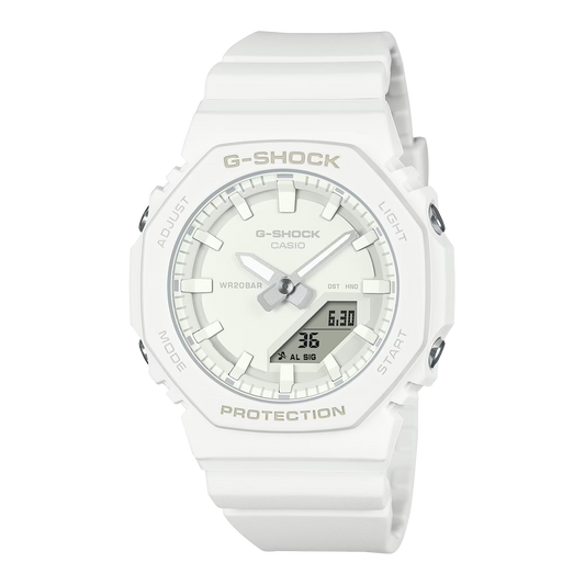 G-Shock GMAP2100-7A Monochromatic Classic White Casioak Short Band