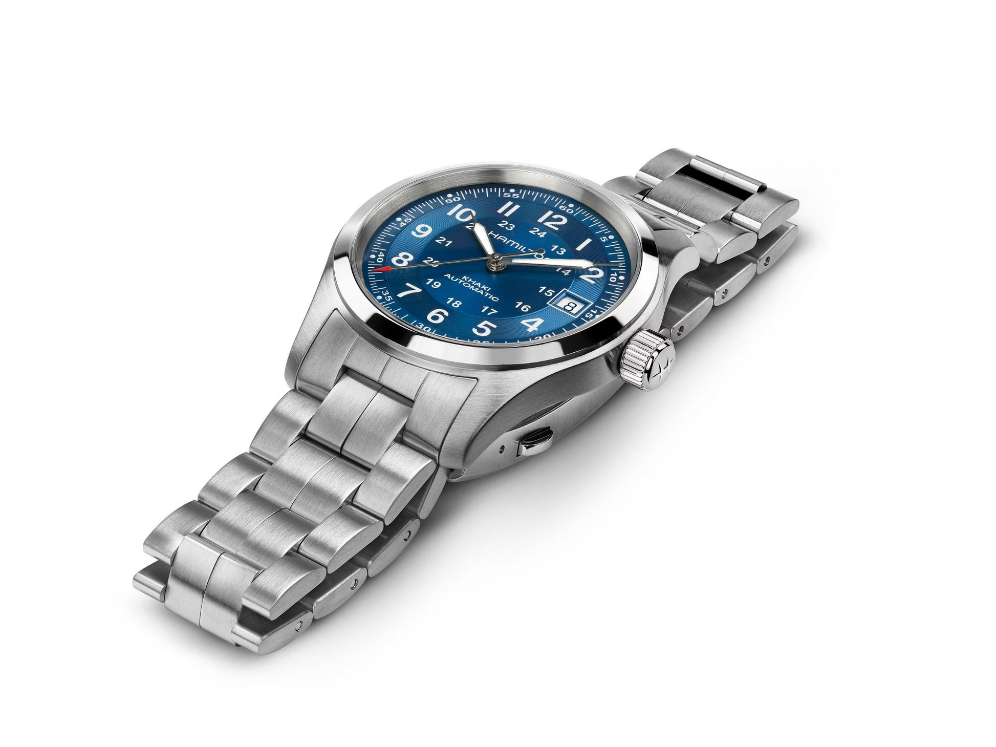 Hamilton H70455140 Khaki Field Auto Blue Sunburst 38mm Bracelet Automatic