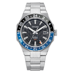 Citizen NB6031-56E Series8 880 GMT Black Textured Dial Automatic