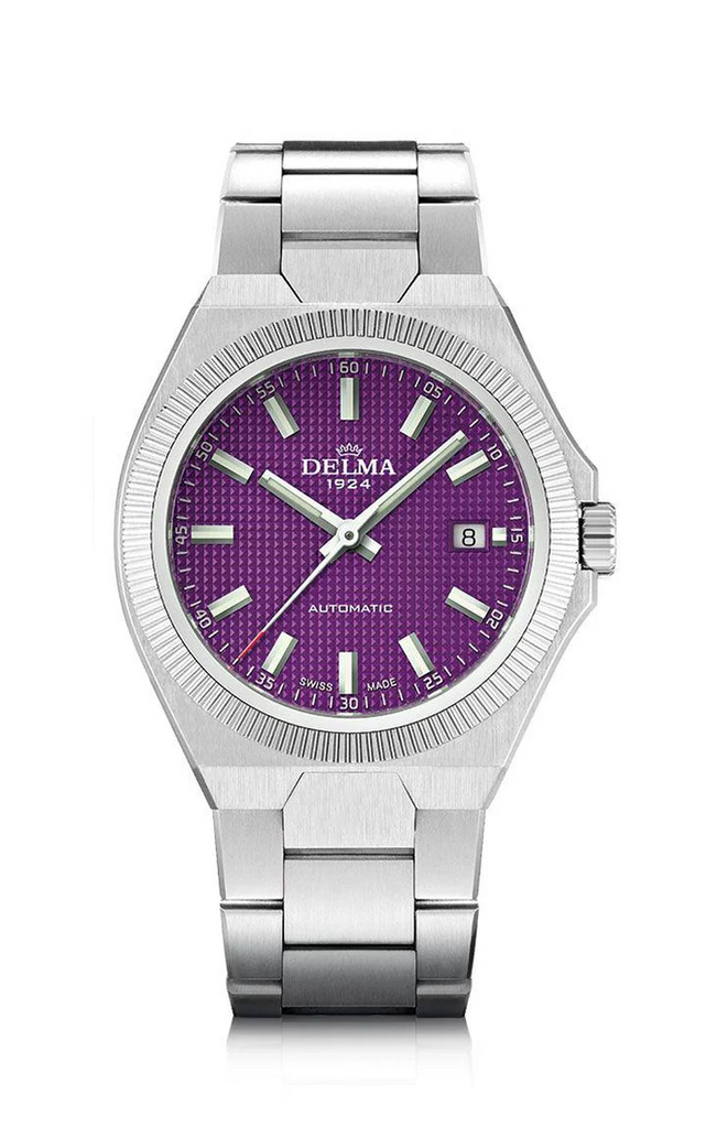 Delma 41701.740.6.211 Midland Automatic Purple Dial 40mm Stainless