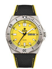 Tutima Glashutte 6151-09 M2 Seven Seas Yellow Dial Cal T 330