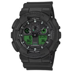G-Shock GA100BEG-1A Bold Electric Green Ana-Digi 3 Eye Black Resin