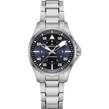 Hamilton H76215140 Khaki Aviation Pilot Auto 36mm Blue Dial Stainless