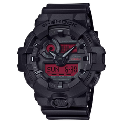 G-Shock GA700BBR-1A Black and Bold Red Analog Digital Resin