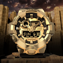 G-Shock GM700G-9A G-STEEL Solid Stainless Steel Gold Ana-Digi