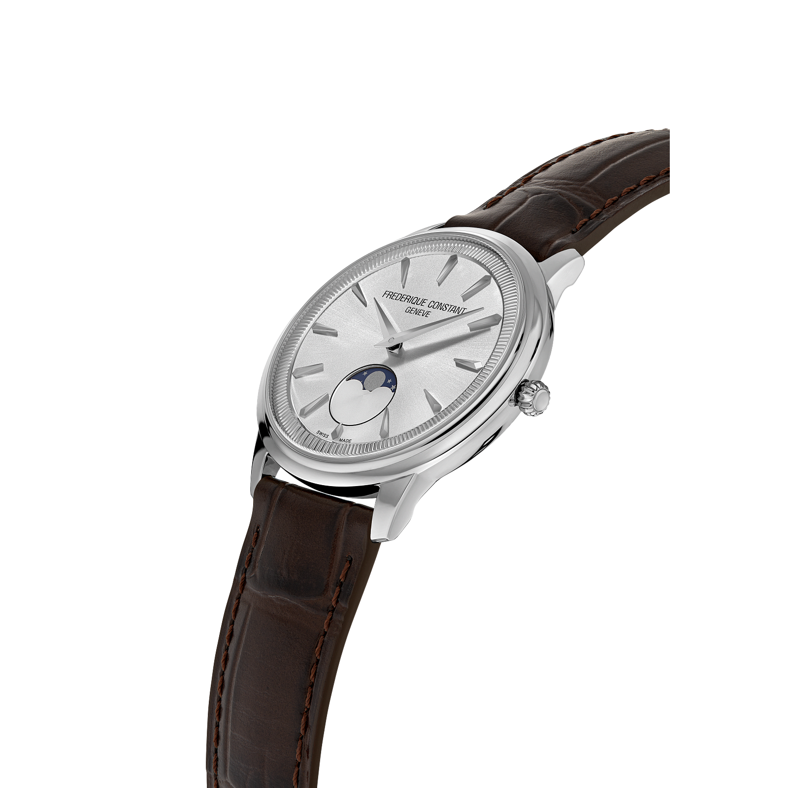 Frederique Constant FC-206S3S6 Classics Moneta Moonphase Silver Dial Quartz