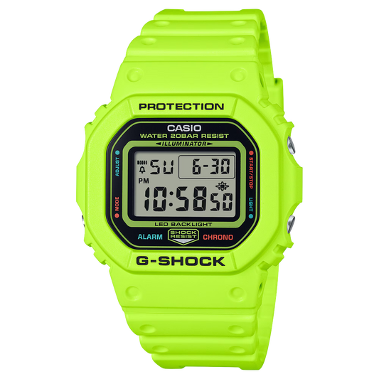 G-Shock DW5600EP-9 Digital High Energy Yellow Square