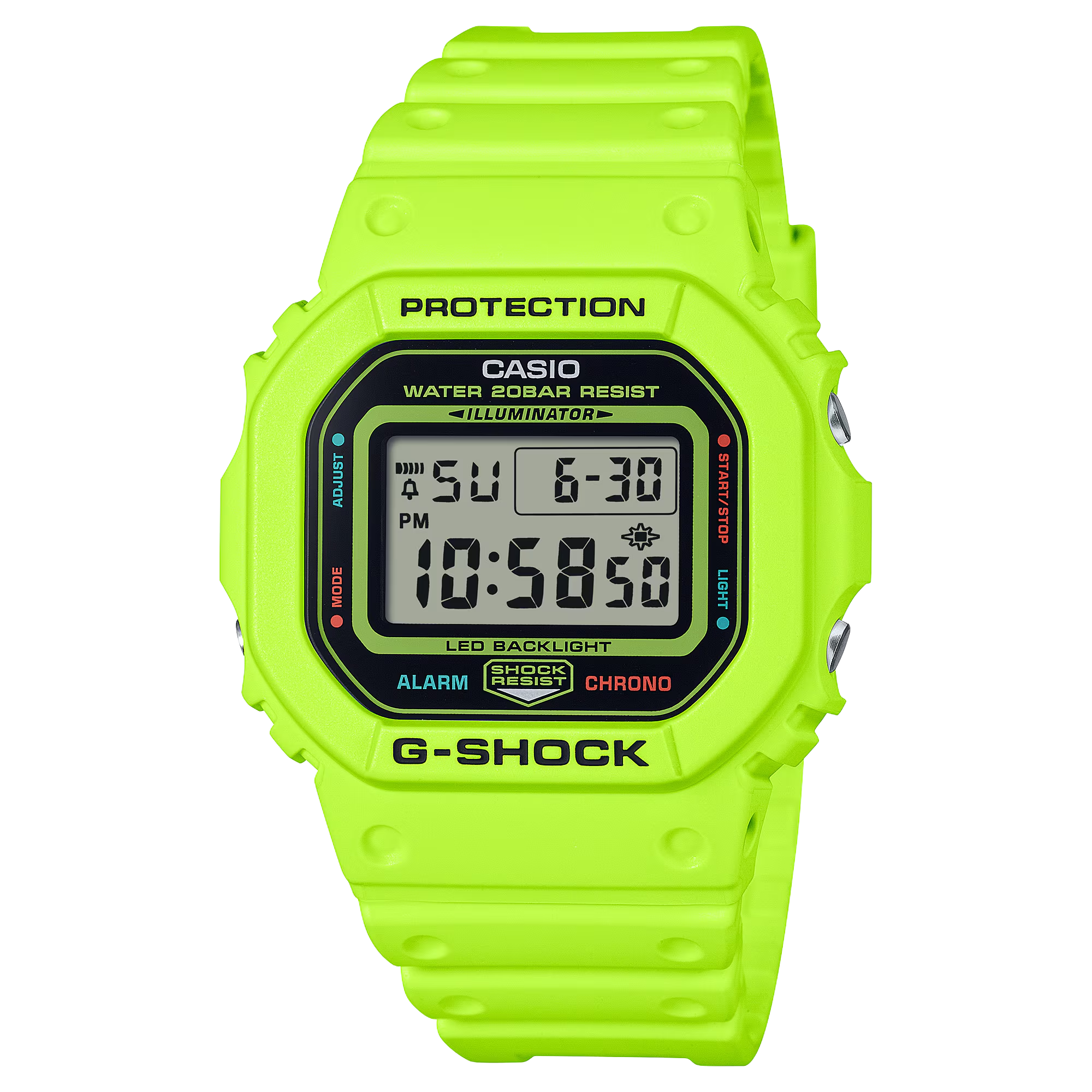 G-Shock DW5600EP-9 Digital High Energy Yellow Square