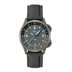Laco 862188 Frankfurt 40 GMT Grau Pilot Watches Special Models Automatic