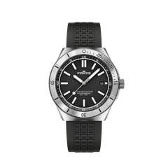 Fortis F8120026 Marinemaster M-40 Gravity Black on Horizon Strap Automatic