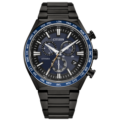 Citizen CB5967-66L Attesa Atomic Timekeeping Super Titanium Blue Dial