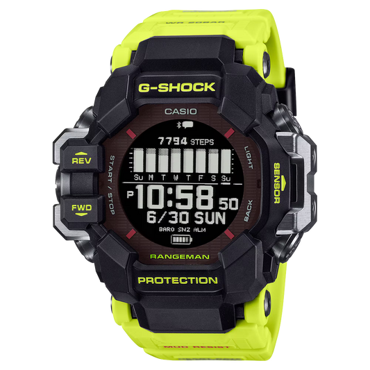 G-Shock GPRH1000RY1A Rescue Yellow Heart Rate Monitor Rangeman