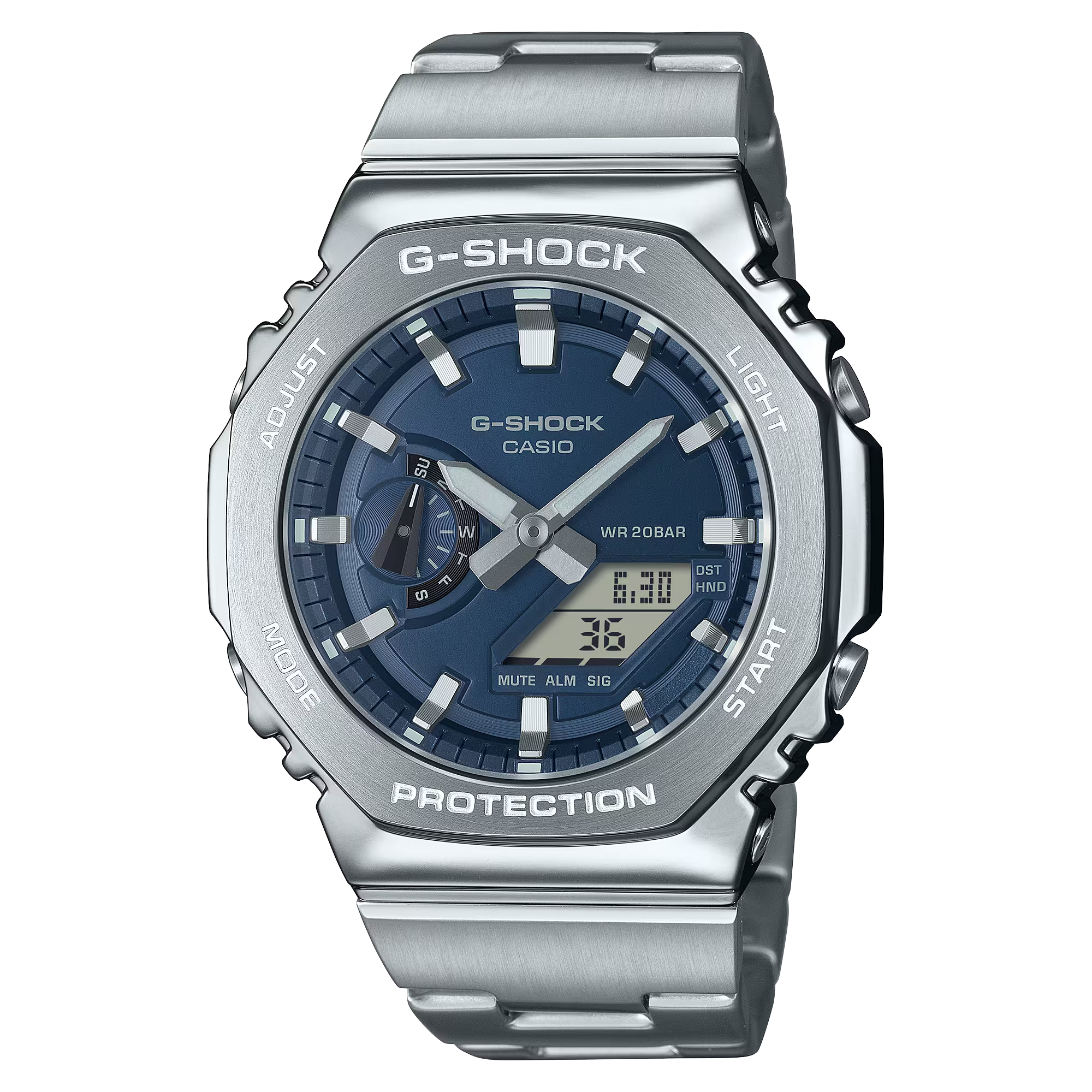 G-Shock GM2110D-2B GSTEEL 2100 Series Casioak Dark Blue Dial