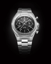 Nivada Grenchen 68002Q77 F77 Chrono Mecaquartz Carbon 38mm Black