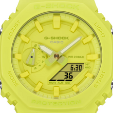 G-Shock GA2100-9A9 Tone-on-Tone Volt Yellow Casioak Ana-Digi