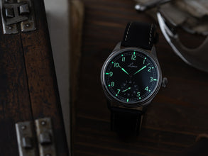 Laco 862169 Bremerhaven Navy Watches Black Dial 39mm Mechanical