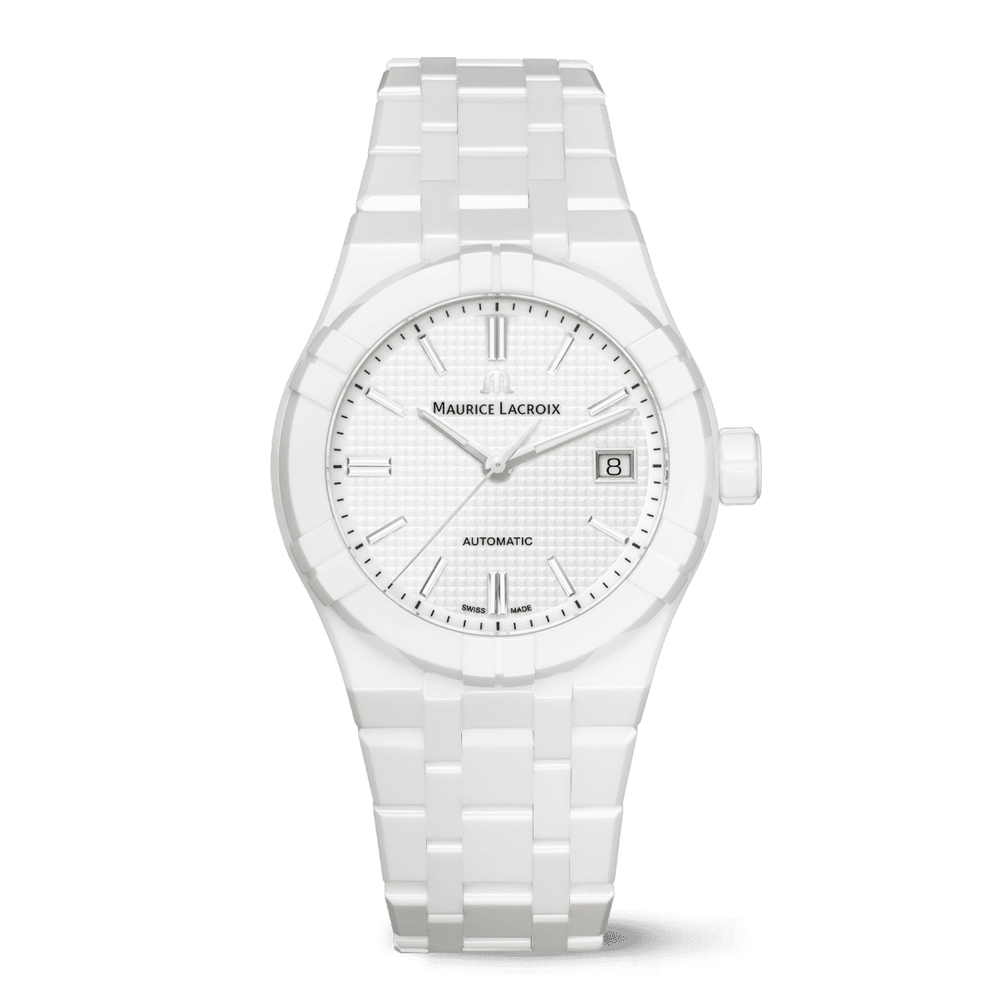 コンゴ産 白 オリエンタリス ゴライアス Maurice Lacroix AI6007-CRM72-130-7 Aikon Ceramic White Automatic