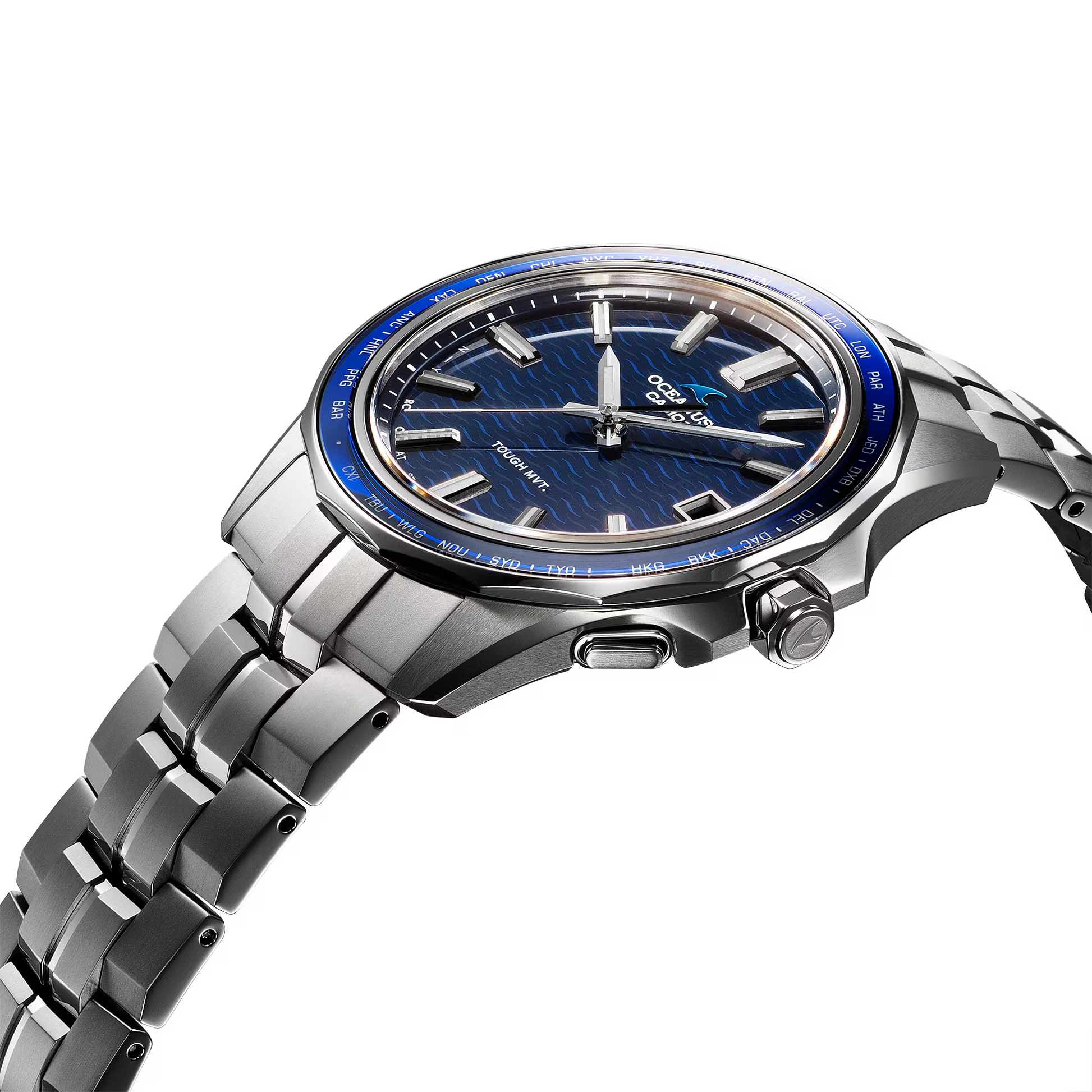 Casio OCWS400-2A Oceanus Manta Blue S400 Series – Arizona Fine Time Casio OCWS400-2A Oceanus Manta Blue S400 Series – Arizona Fine Time