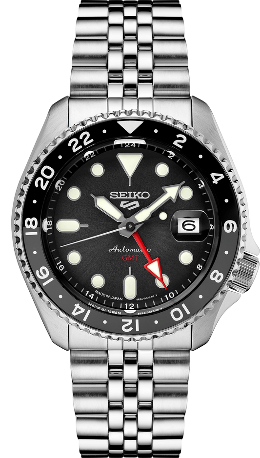 Seiko 5 Sports SSK001 GMT Series Automatic Black Dial // Pre-Owned