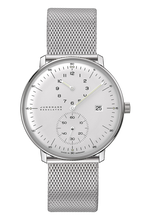 Junghans 27/4492.46 max bill Regulator Silver Dial Milanaise Bracelet