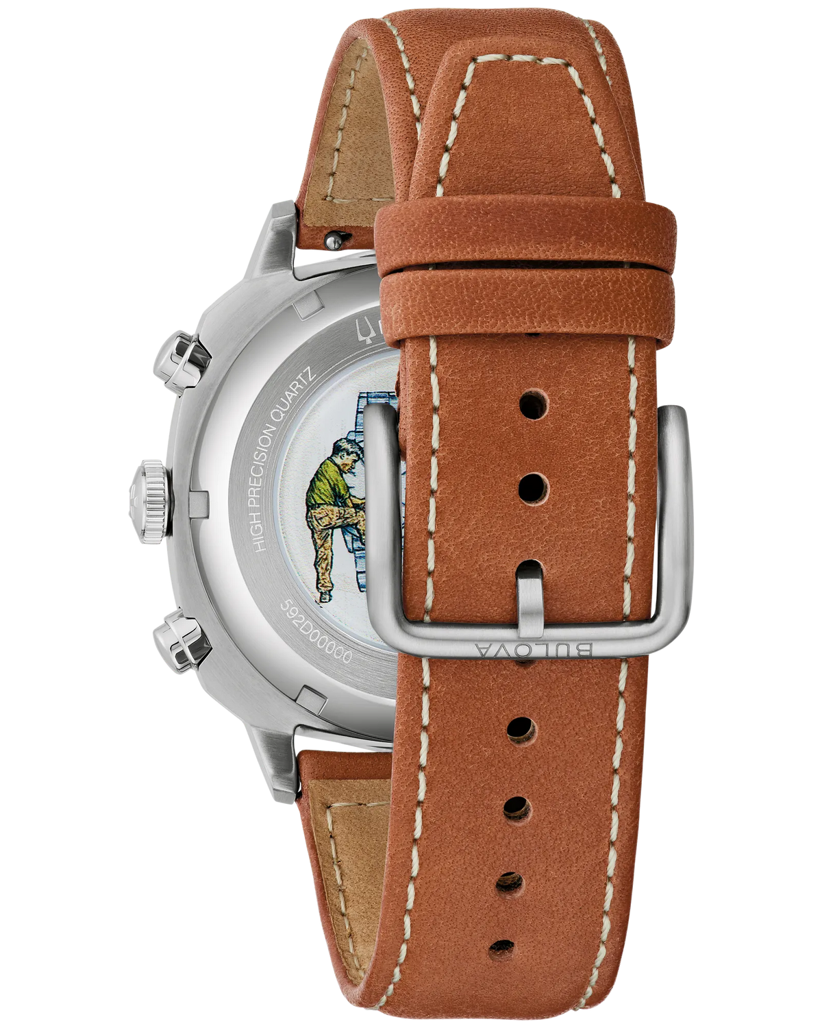 Bulova 96B482 Military VWI Special Edition Green Dial 262kHz Chronograph