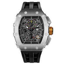 Tsar Bomba TB8204Q-13 Elemental Calendar Version Quartz Silver Black