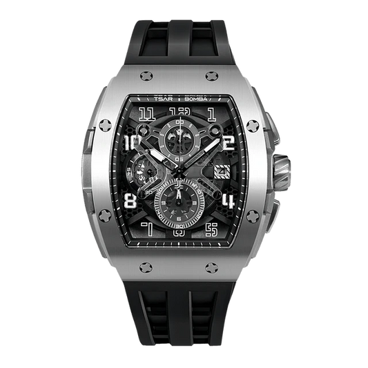 Tsar Bomba TB8211Q-01 Elemental Quartz Watch Black