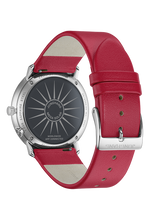 Junghans 59/4325.02 max bill MEGA Solar White Dial Red