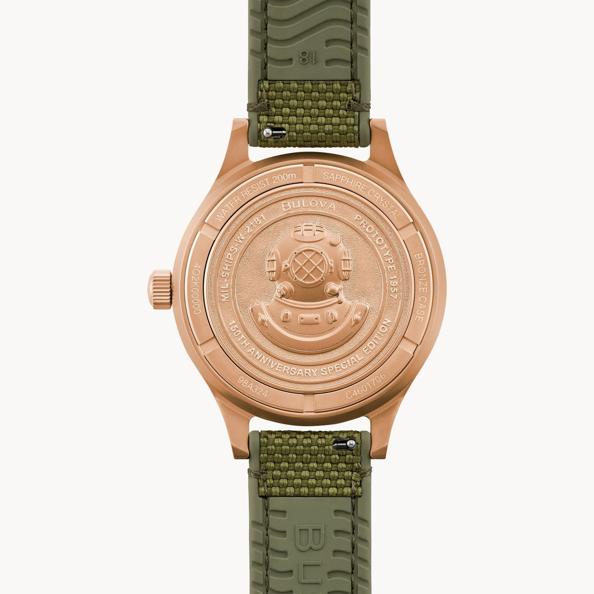 Bulova 98A324 Mil Ships CUSN8 Bronze Archive Series Automatic