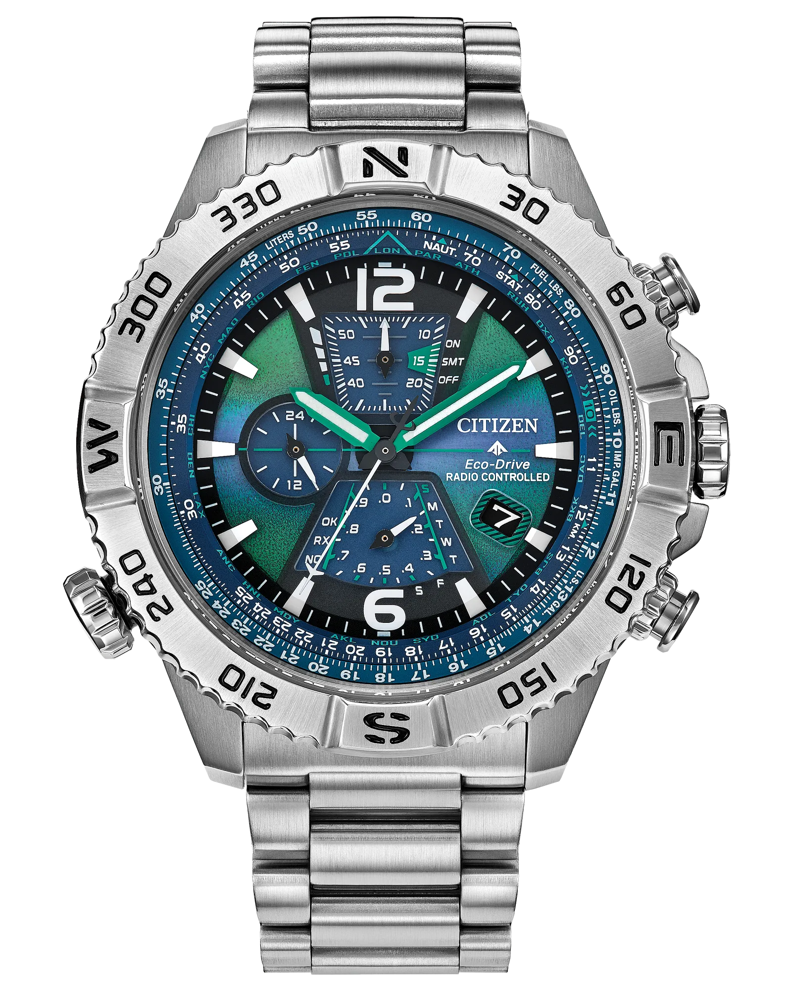 Citizen AT8220-55W Promaster Navihawk A-T Aurora Borealis Limited