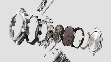 G-Shock GMCB2100D1A Full Metal Analog Dual Chronograph Black Dial