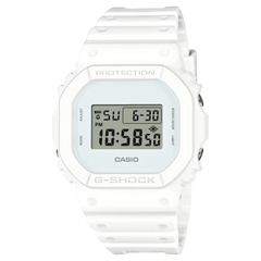 G-Shock DW5600WW-7 Monocromatic White on White Digital Square