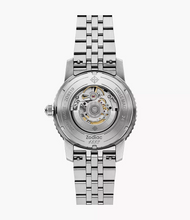 Zodiac ZO9319 Compression Diver Stainless Steel Skeleton Dial Gold Tone