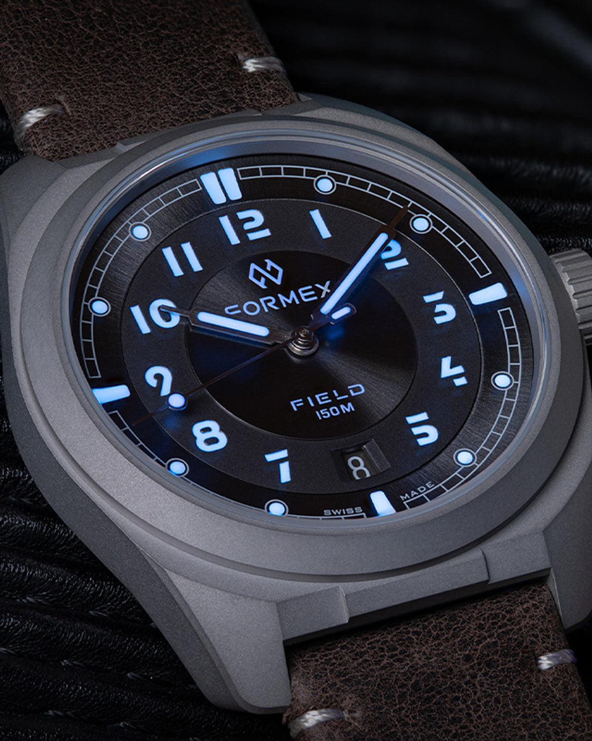 Formex 0660.1.6525.877 Field Automatic Basalt Grey 40mm Grade 5 Titanium