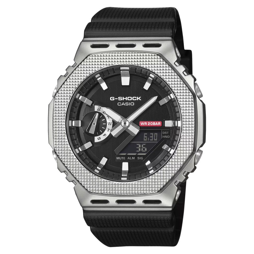 G-Shock GM2100M-1A Industrial Design Silver Ion Ana-Digi