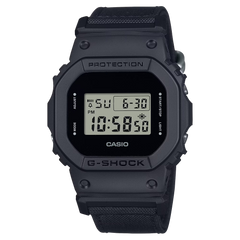 G-Shock DW5600BCE-1 Street Smart Utilitarian Square Black Cordura