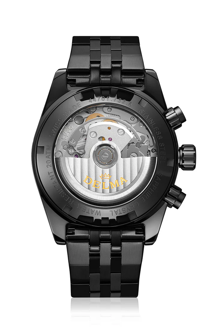 Delma 44701.732.6.033 Montego Black Edition DLC Automatic Chronograph