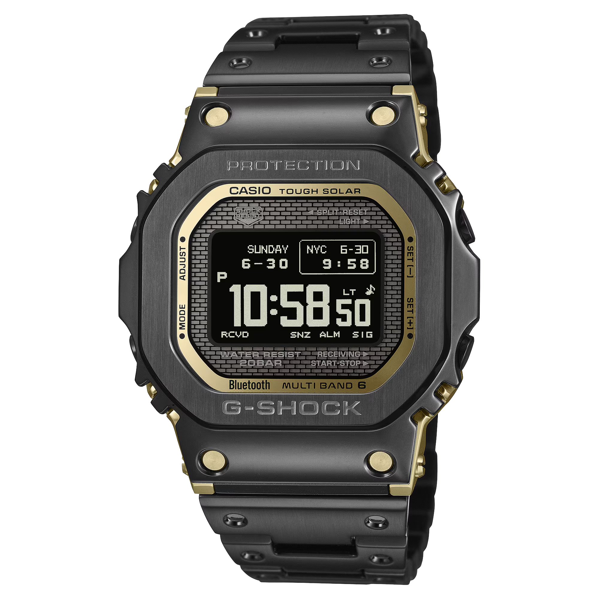 G-Shock GMWBZ5000BD-1 Full Metal Black MIP Display Digital Yamagata Square