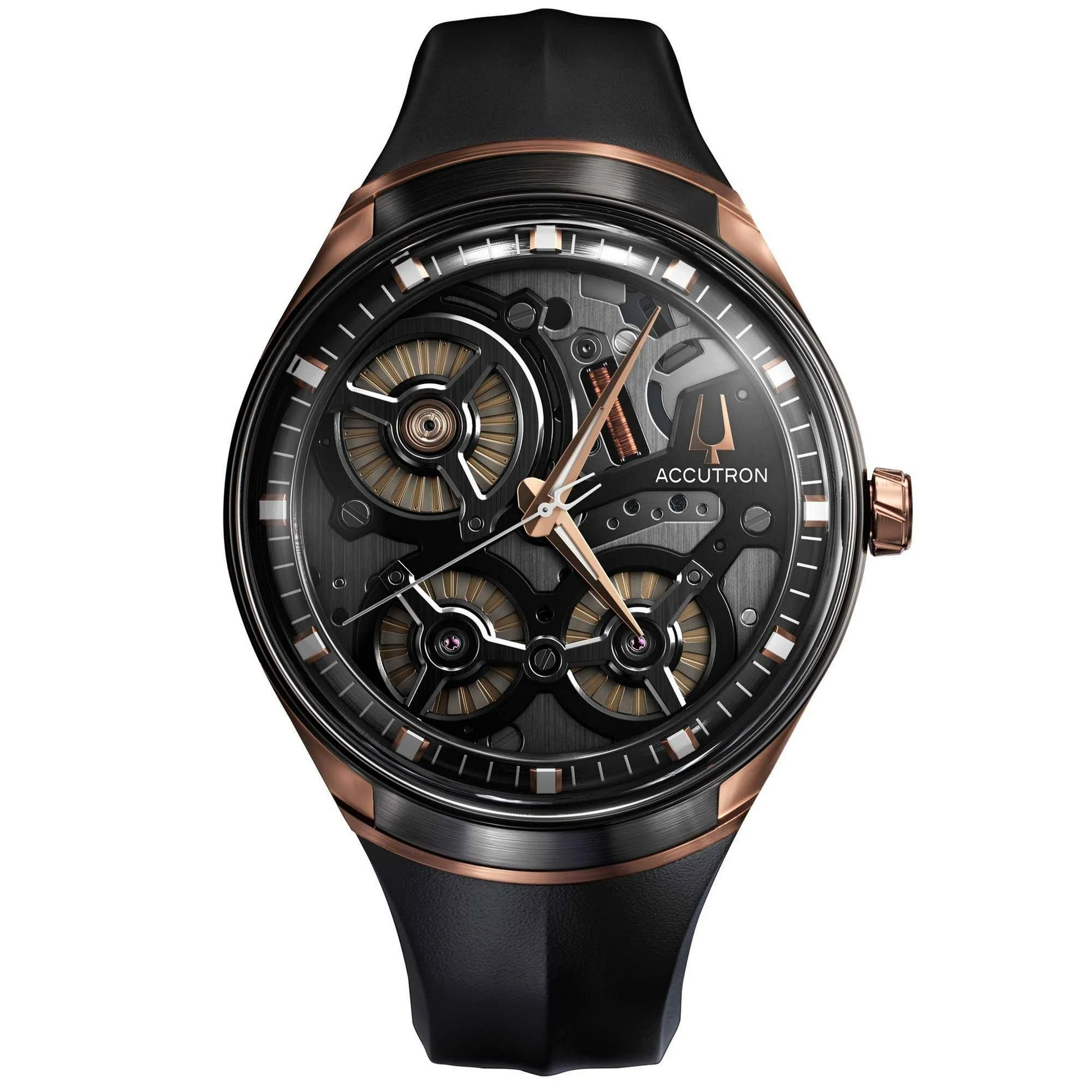 Accutron 2ES8A002 Electrostatic DNA Turbine Rose Gold