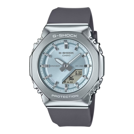 G-Shock GMS2110-2A Analog-Digital Metal Ice Blue Ladies